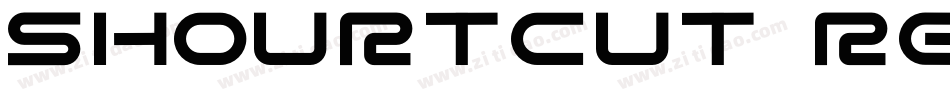 Shourtcut Regular字体转换